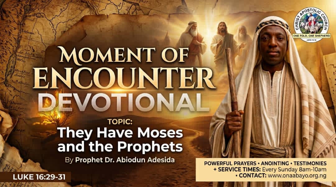 THEY HAVE MOSES AND THE PROPHETS featured image
